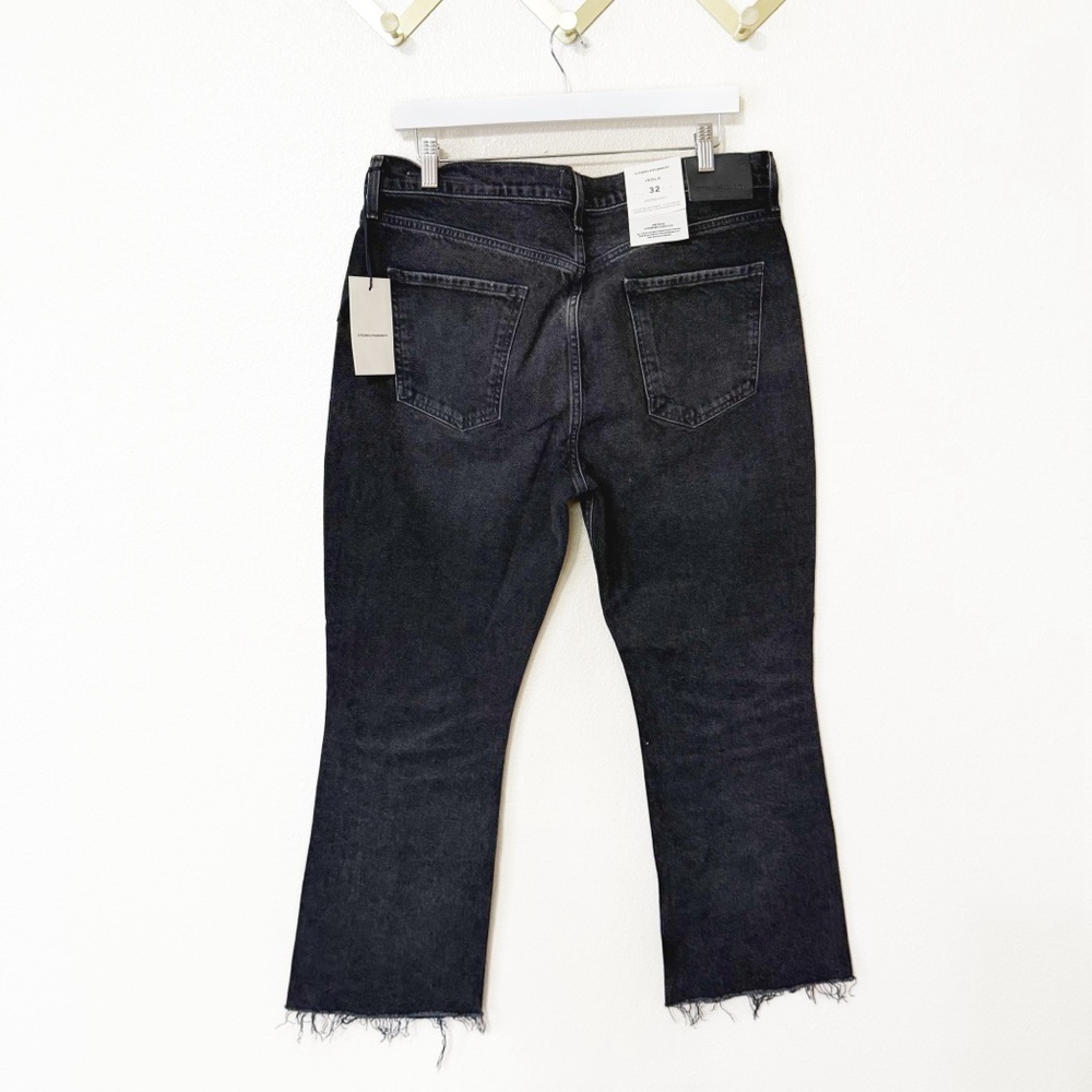 NWT Citizens of Humanity Isola Crop Jeans in Stormy Wash Zip Fly 2030-3010 - Picture 3 of 11